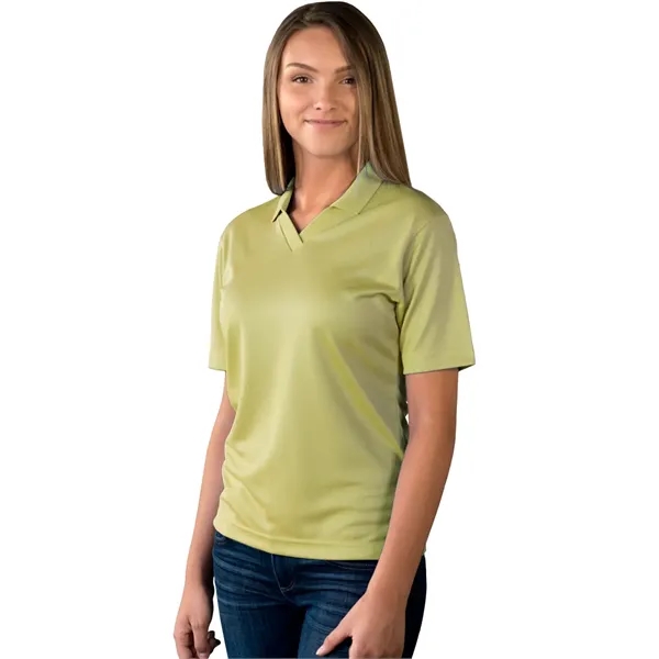 Ladies' Wicking V-Neck Polo