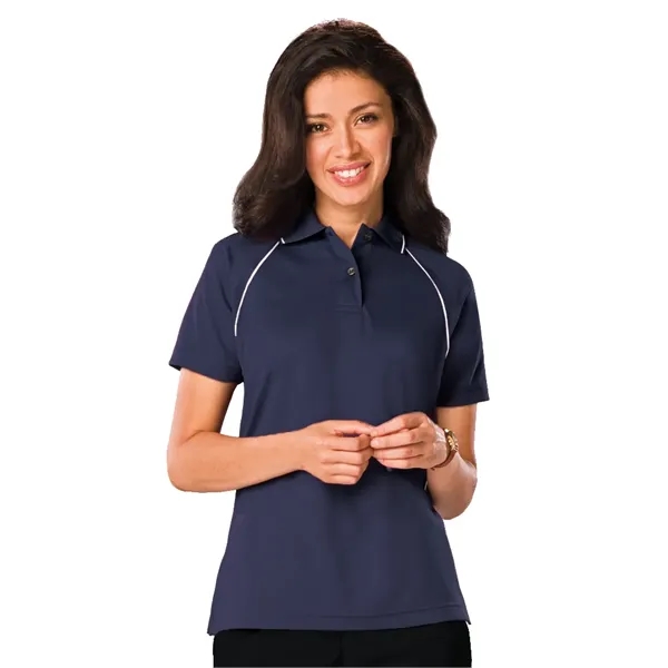 Ladies' Wicking Contrast Piping Polo