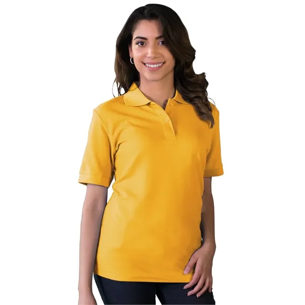 Custom Ladies' Soft Touch Short-Sleeve Pique Polo