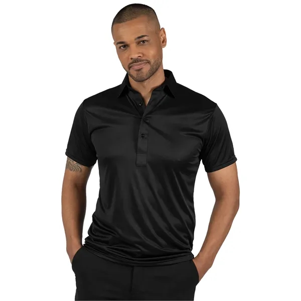 Mens Bonded Collar Dress Polo