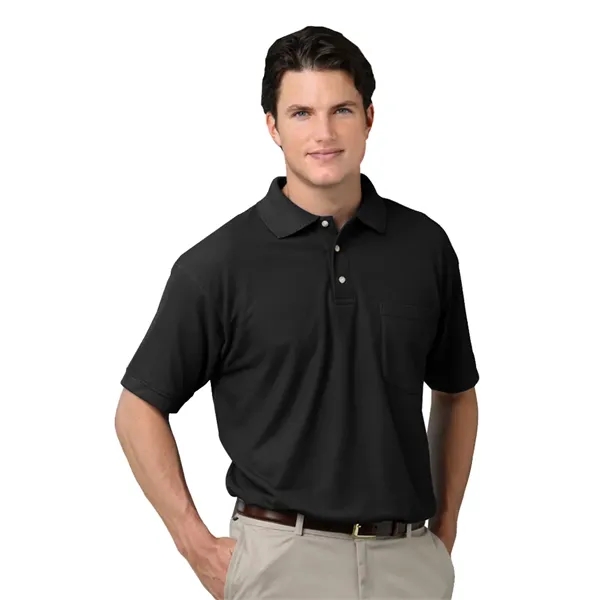 Men's Scotchgard Pique Polo with Pocket