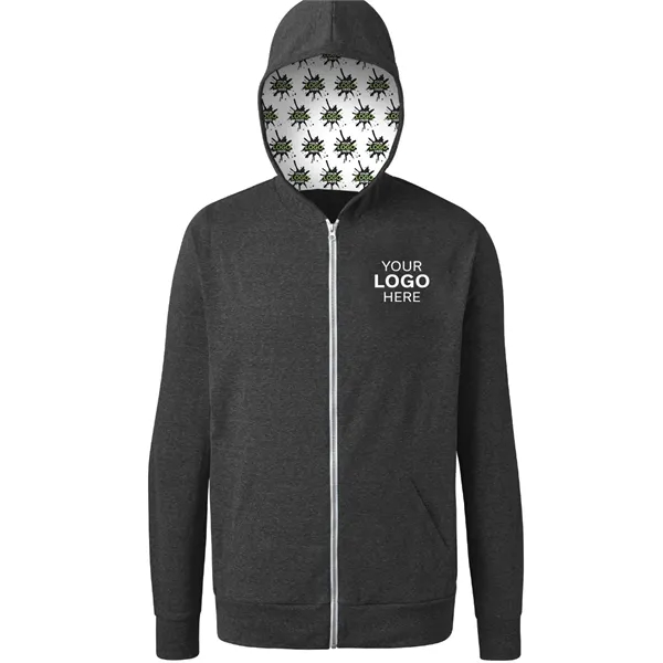 Your Logo Here Adult Zip Front Hoodie