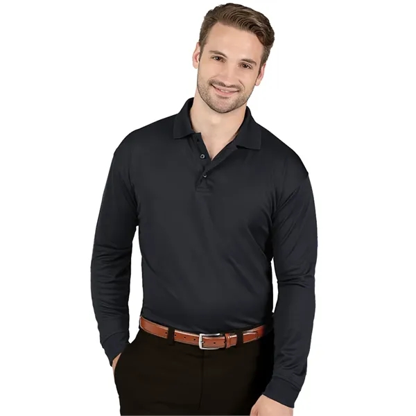 Adult Avenger Long Sleeve Polo