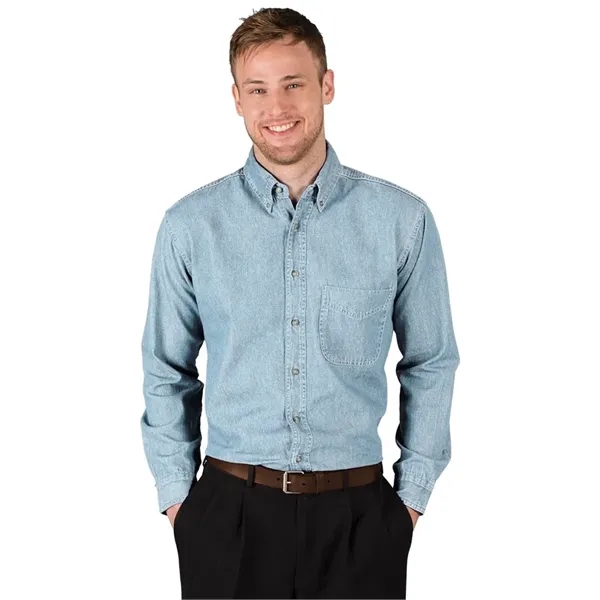 Men's L/S 100% Cotton Denim Shirt