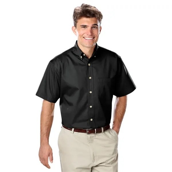 Men's S/S 100% Cotton Twill Shirt