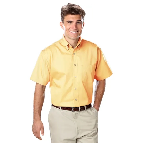Custom Men's S/S 100% Cotton Twill Shirt
