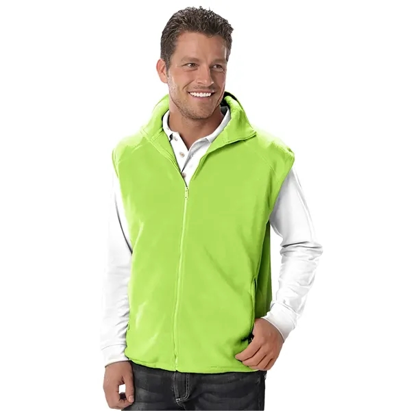 Adult Micro Fleece Zip Front Vest