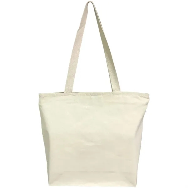 12 oz. Zipper Cotton Canvas Tote