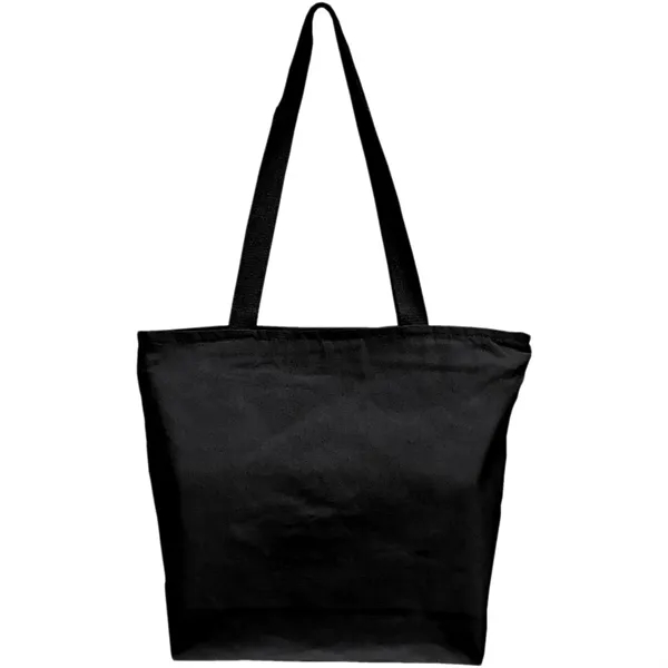 12 oz. Zipper Cotton Canvas Tote