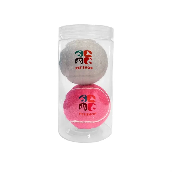 Pet Chew Toy Tennis Ball - 2 Pack