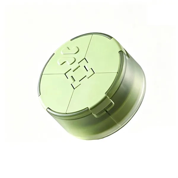 Custom Travel 2 in 1 Pill Box with Collapsible Silicone Cup