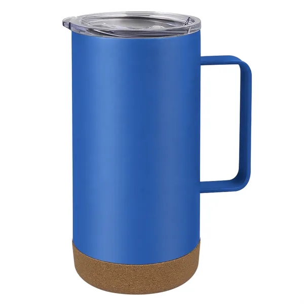 16oz Insulated Stainless Steel Travel Mug W/ Cork Bottom