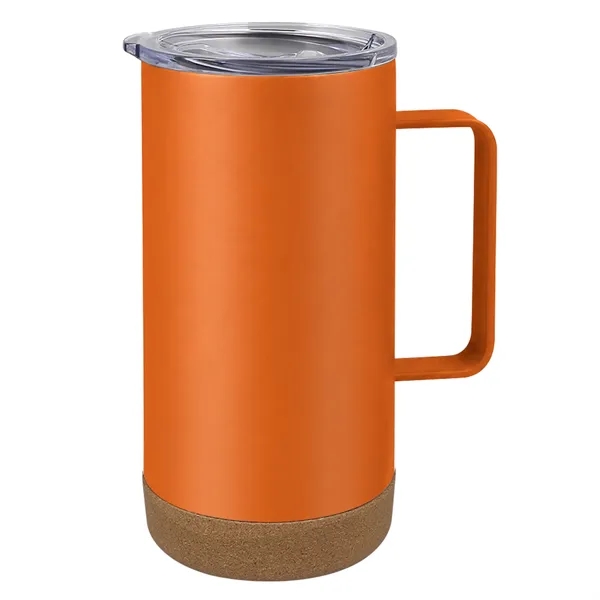 16oz Insulated Stainless Steel Travel Mug W/ Cork Bottom