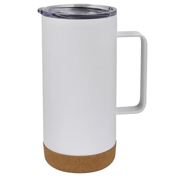 16oz Insulated Stainless Steel Travel Mug W/ Cork Bottom