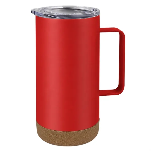 16oz Insulated Stainless Steel Travel Mug W/ Cork Bottom