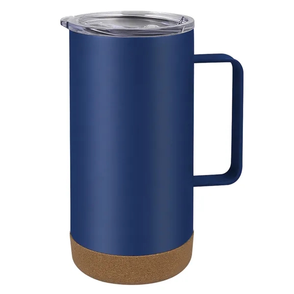 16oz Insulated Stainless Steel Travel Mug W/ Cork Bottom