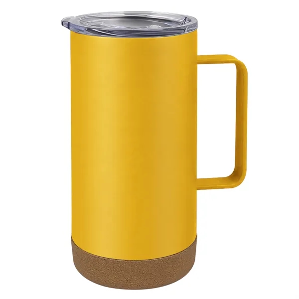 16oz Insulated Stainless Steel Travel Mug W/ Cork Bottom