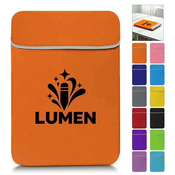 14" Slim Reversible Neoprene Laptop Sleeve Computer Pouch