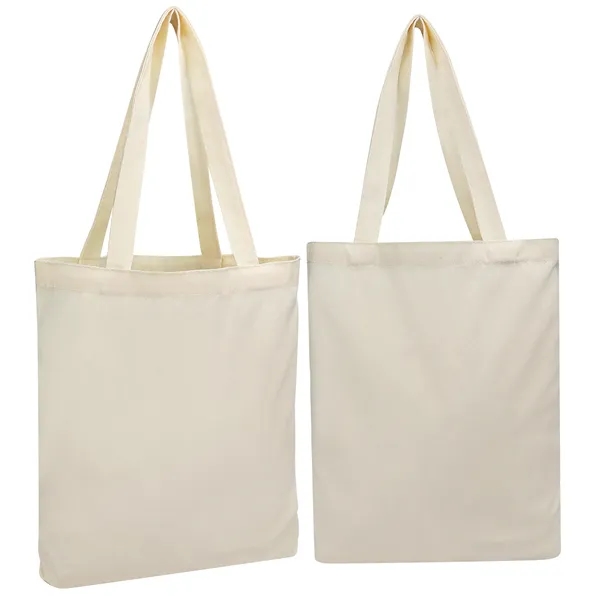 Full Color 10oz Cotton Canvas Reusable Grocery Tote Bag