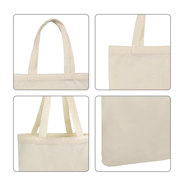 Full Color 10oz Cotton Canvas Reusable Grocery Tote Bag