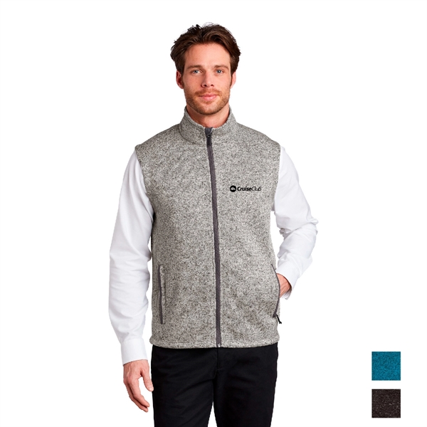 Port Authority® Sweater Fleece Vest - Port Authority® Sweater Fleece Vest - Image 0 of 4