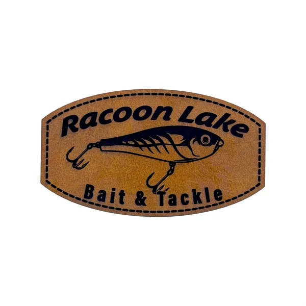 Custom Laser Engraved Leatherette Patches