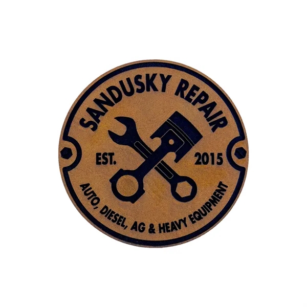 Custom Laser Engraved Leatherette Patches