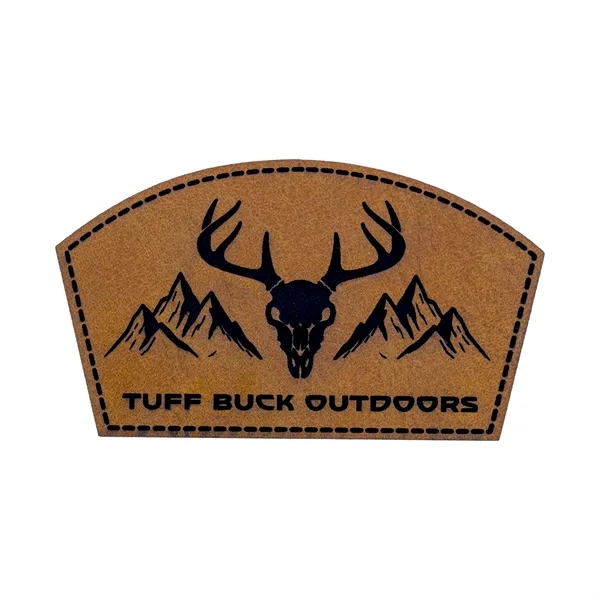 Custom Laser Engraved Leatherette Patches