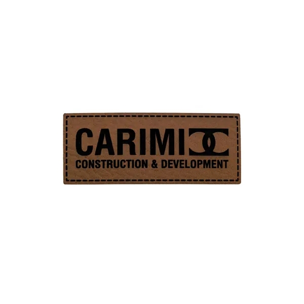 Custom Laser Engraved Leatherette Patches