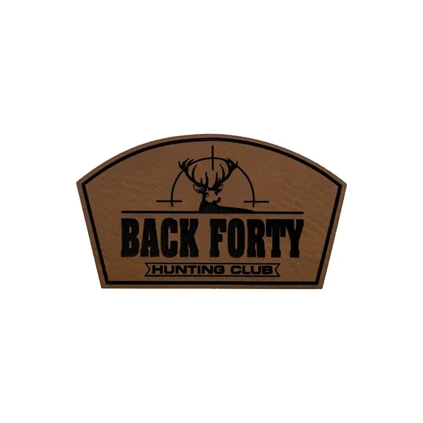 Custom Laser Engraved Leatherette Patches