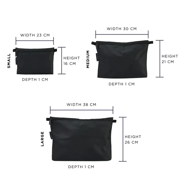 BUILT® Travelwise 3-Piece Pouch Set