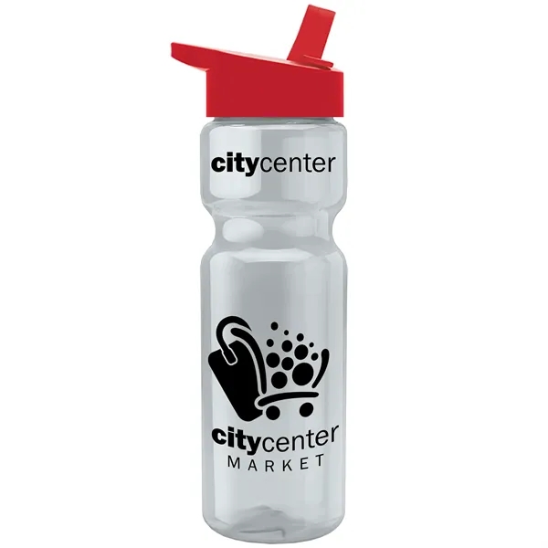Garyline® Champ Recycled Bottle with Flip-Straw Lid - 28 oz.