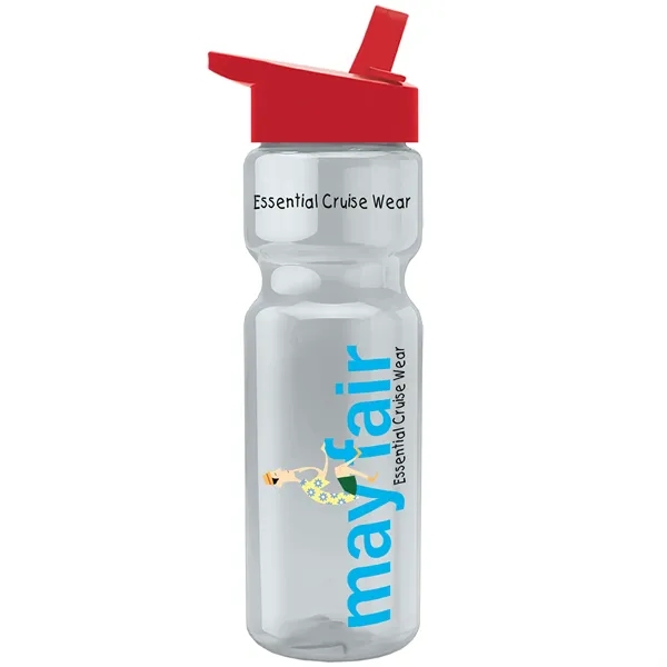 Garyline® Champ Recycled Bottle with Flip-Straw Lid - 28 oz.