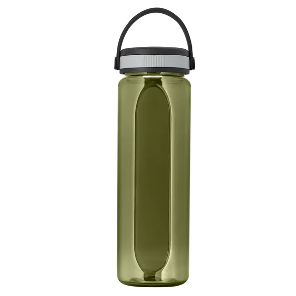 Garyline® Boss Embossed RPET Bottle with Grip Lid - 26 oz.