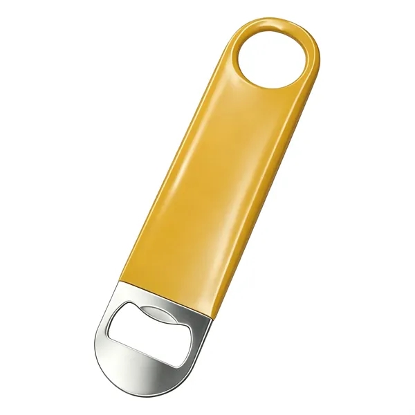 7" Slim Flat Bar Bottle Opener W/ Hanging Hole