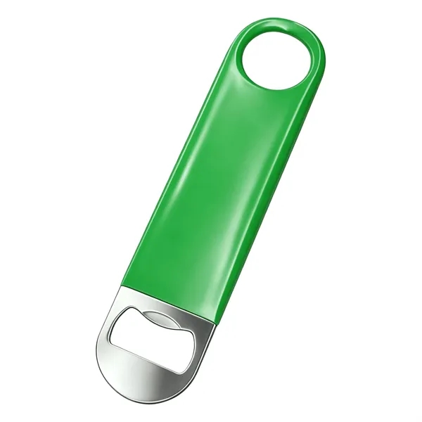 7" Slim Flat Bar Bottle Opener W/ Hanging Hole