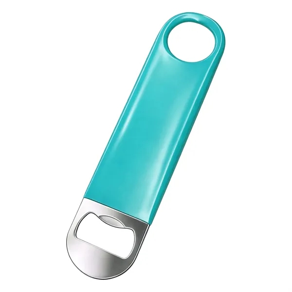 7" Slim Flat Bar Bottle Opener W/ Hanging Hole