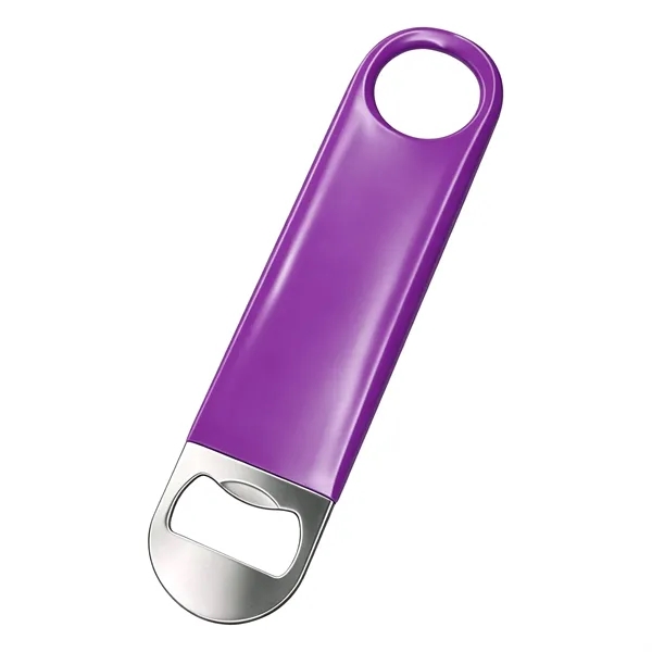 7" Slim Flat Bar Bottle Opener W/ Hanging Hole