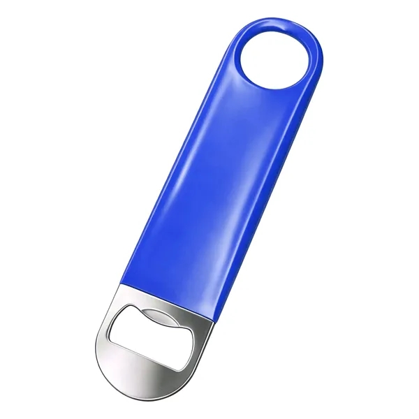 7" Slim Flat Bar Bottle Opener W/ Hanging Hole