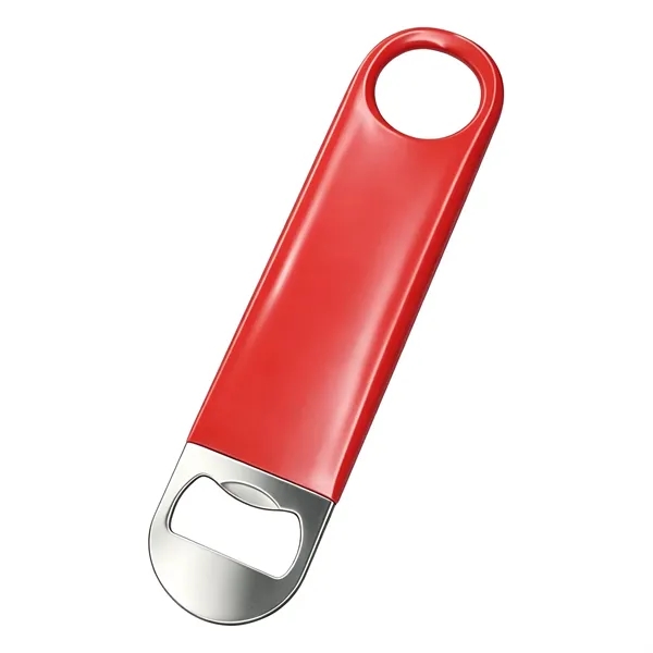 7" Slim Flat Bar Bottle Opener W/ Hanging Hole