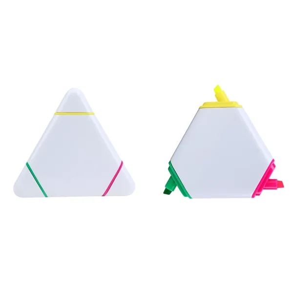 3 In 1 Triangular Highlighters Marker Pens