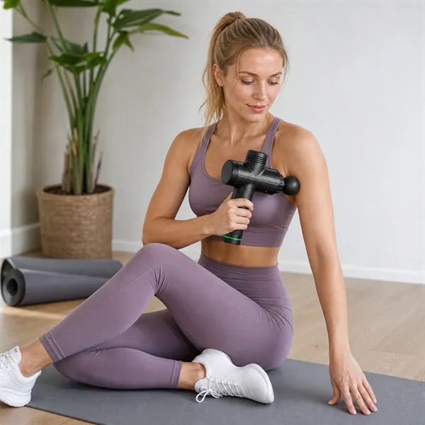 Portable Massage Gun W/ 6 Heads & Storage Box