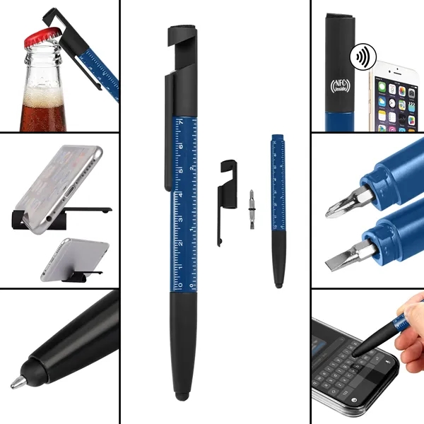 NFC Stylus Pen with Bottle Opener & Ruler