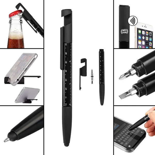 NFC Stylus Pen with Bottle Opener & Ruler