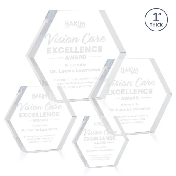 Markville Hexagon Award - Clear