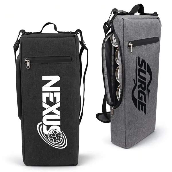 6 Can Soft Insulated Golf Cooler Bag W/ Shoulder Strap