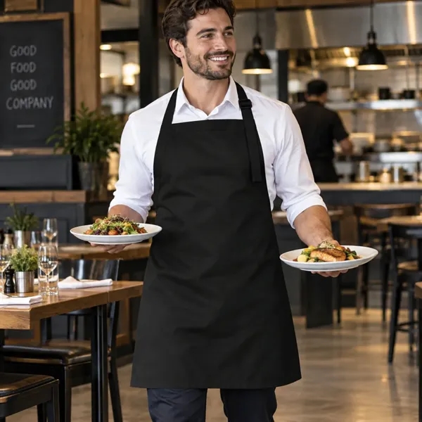 Twill Bib Apron, 25x28