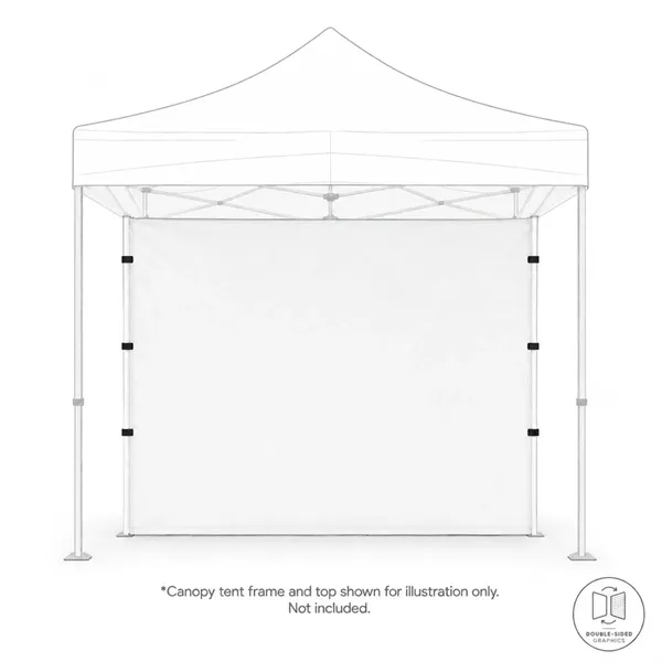 Privacy Wall for 10x10 Tent, White, Blank