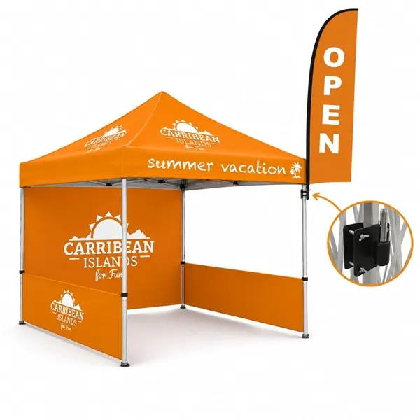 Advertising Flag Holder For Tents, Hardware Only