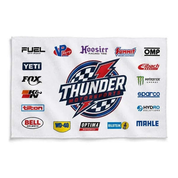 Sponsorship Rally Towel, 12x18, Sublimated